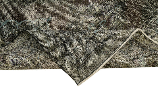 5x13 Black Turkish Over Dyed Runner Rug - 21713