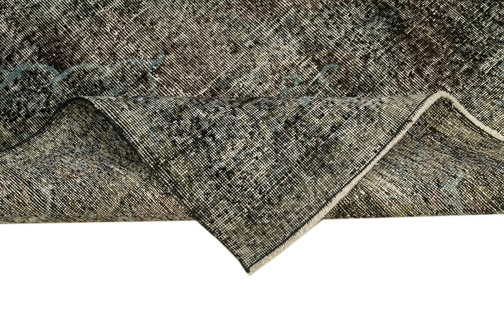 5x13 Black Turkish Over Dyed Runner Rug - 21713