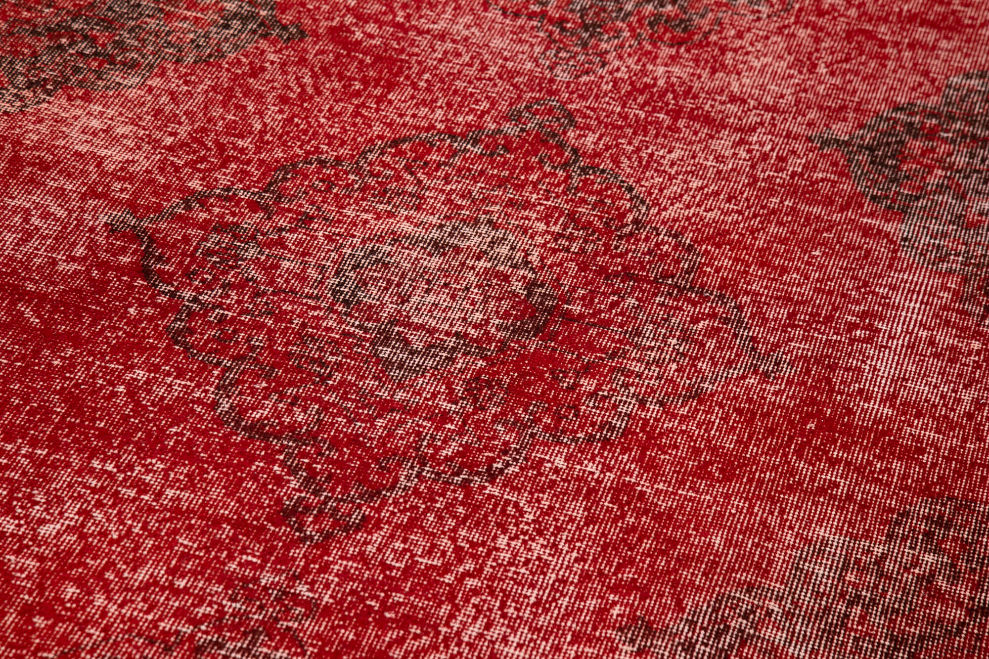 5x13 Red Turkish Over Dyed Runner Rug - 21714