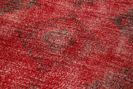 5x13 Red Turkish Over Dyed Runner Rug - 21714