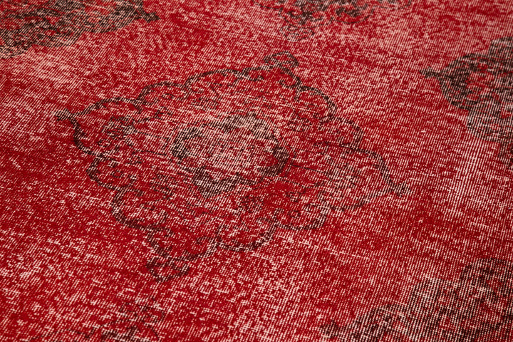 5x13 Red Turkish Over Dyed Runner Rug - 21714
