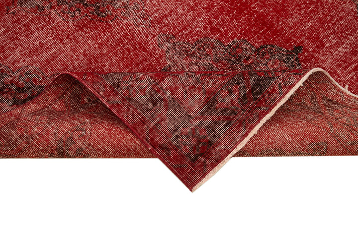 5x13 Red Turkish Over Dyed Runner Rug - 21714