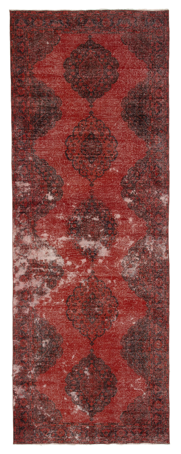 5x13 Red Turkish Over Dyed Runner Rug - 21715
