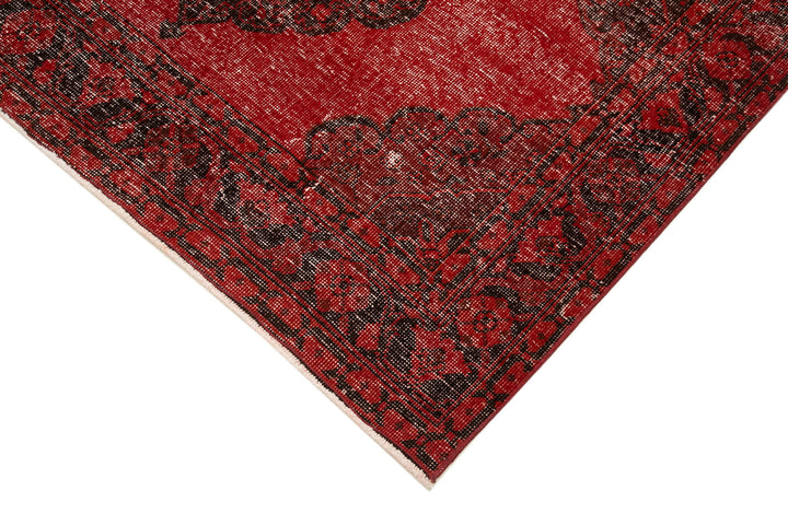 5x13 Red Turkish Over Dyed Runner Rug - 21715