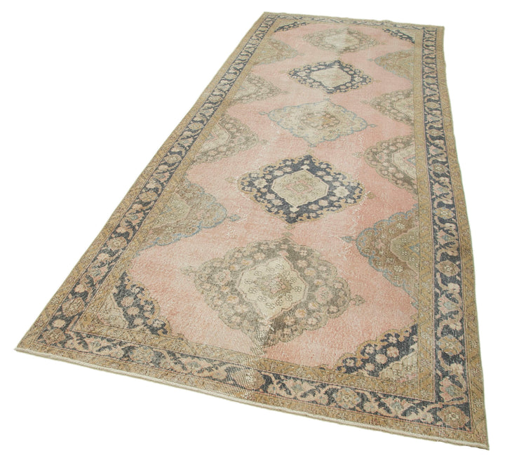 5x12 Beige Turkish Vintage Runner Rug - 21720