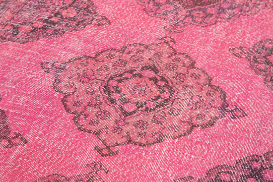 5x12 Pink Turkish Over Dyed Runner Rug - 21728