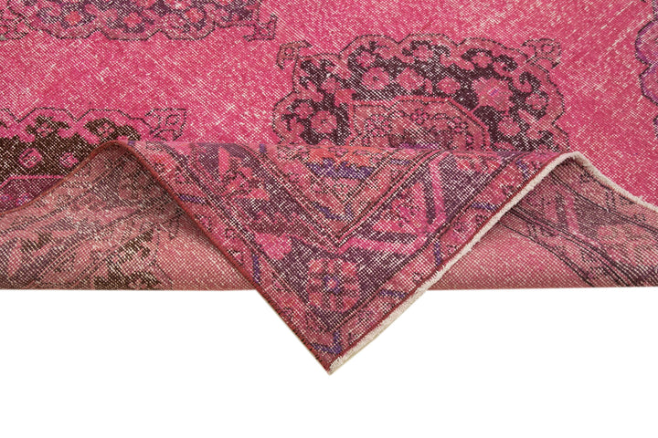 5x12 Pink Turkish Over Dyed Runner Rug - 21728