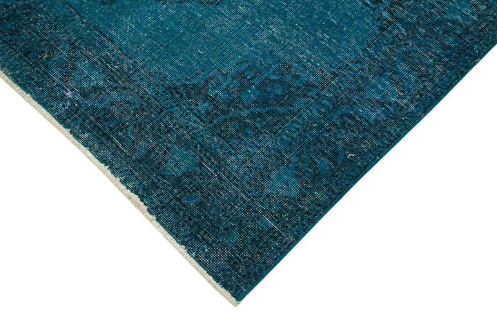 5x13 Turquoise Turkish Over Dyed Runner Rug - 21730