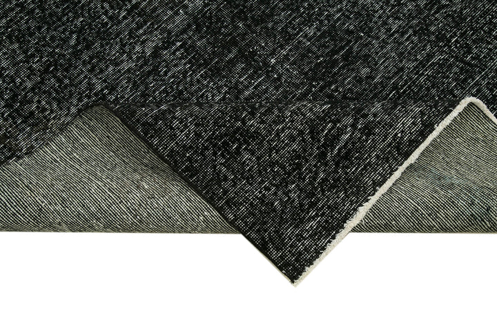 5x13 Black Turkish Over Dyed Runner Rug - 21731