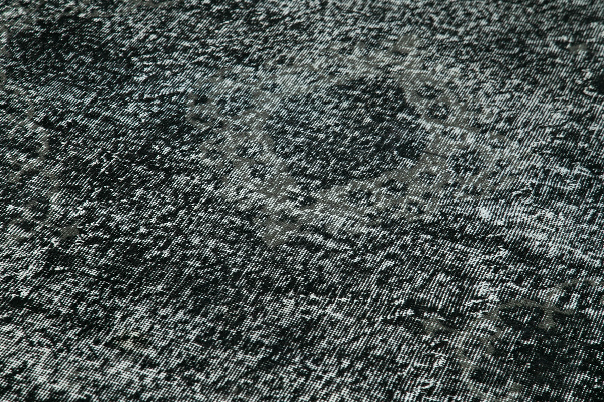 5x12 Black Turkish Over Dyed Runner Rug - 21733