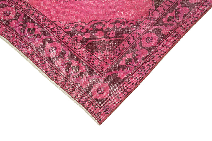 5x13 Pink Turkish Over Dyed Runner Rug - 21734