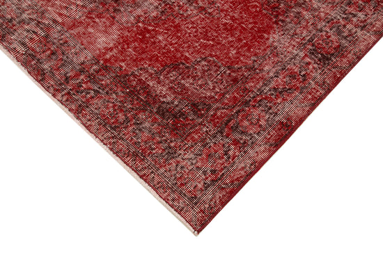 4x13 Red Turkish Over Dyed Runner Rug - 21736