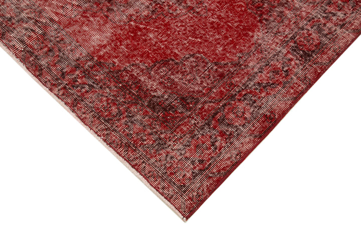 4x13 Red Turkish Over Dyed Runner Rug - 21736
