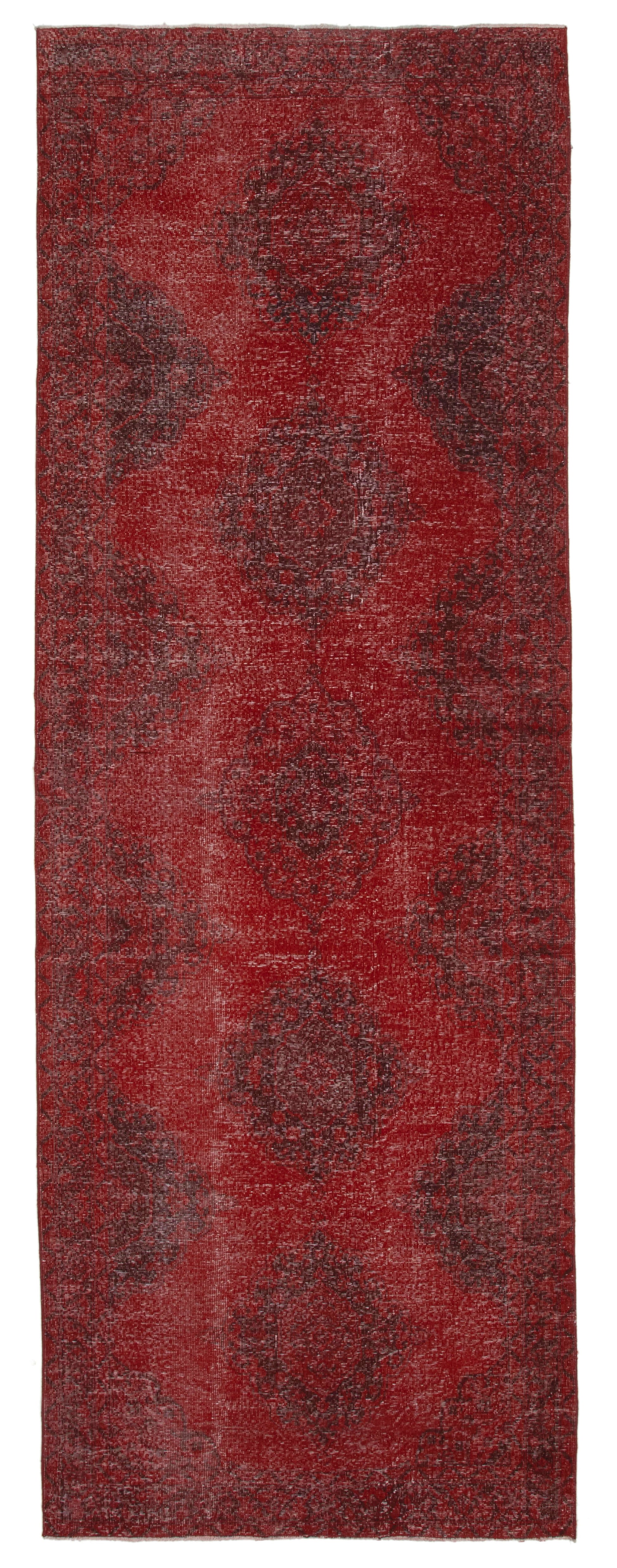 5x14 Red Turkish Over Dyed Runner Rug - 21737