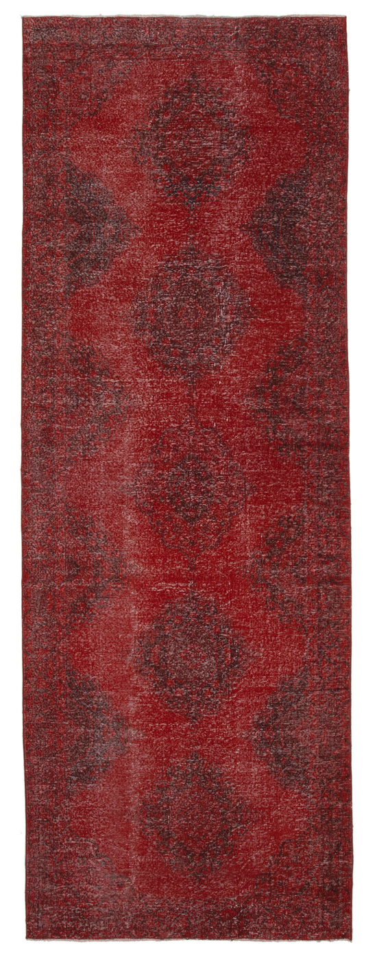 5x14 Red Turkish Over Dyed Runner Rug - 21737