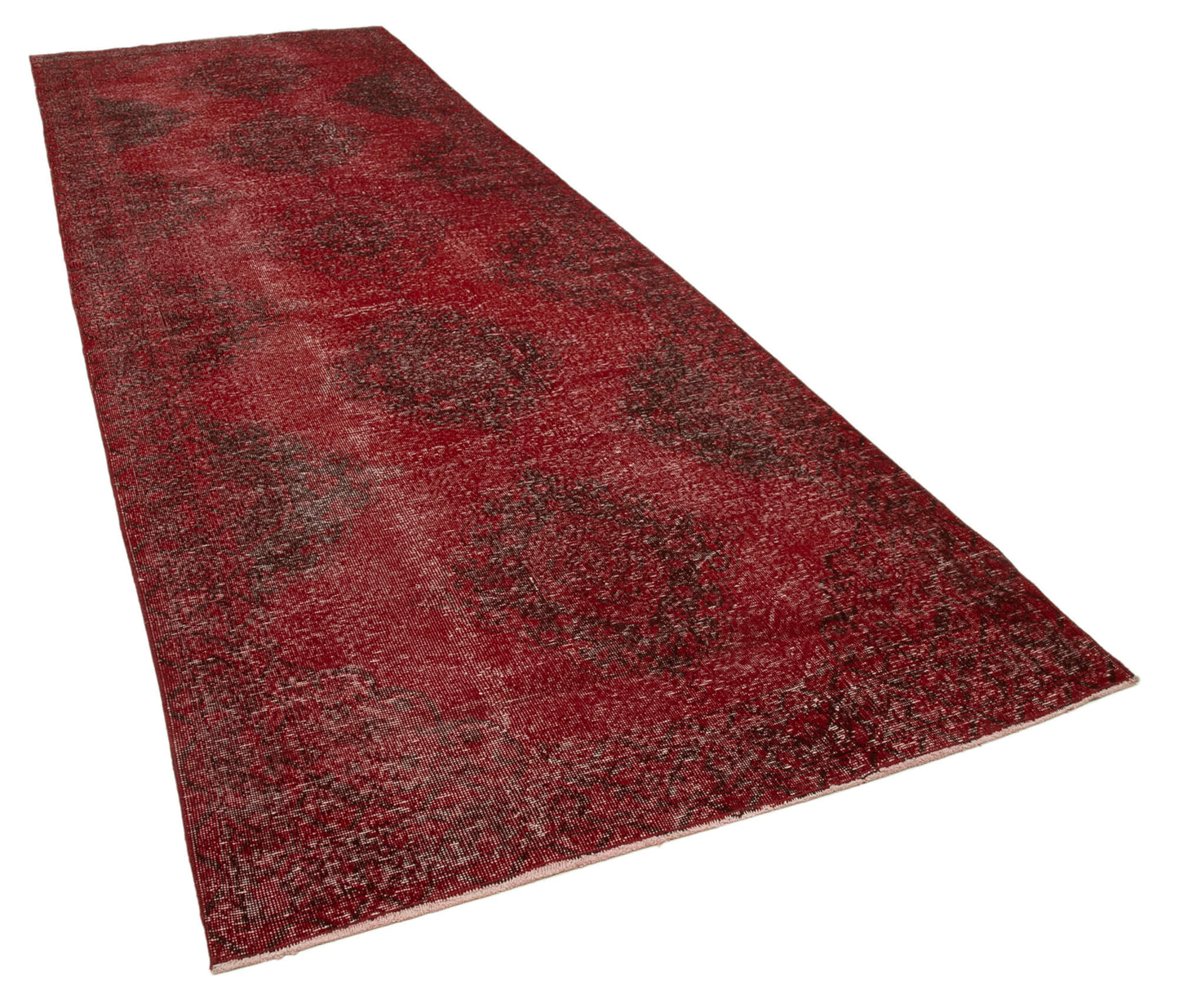 5x14 Red Turkish Over Dyed Runner Rug - 21737