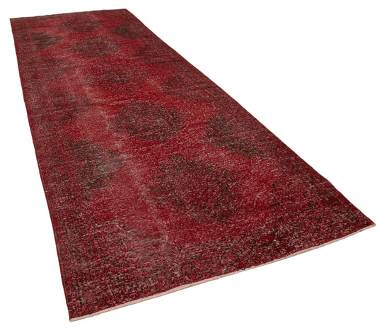 5x14 Red Turkish Over Dyed Runner Rug - 21737