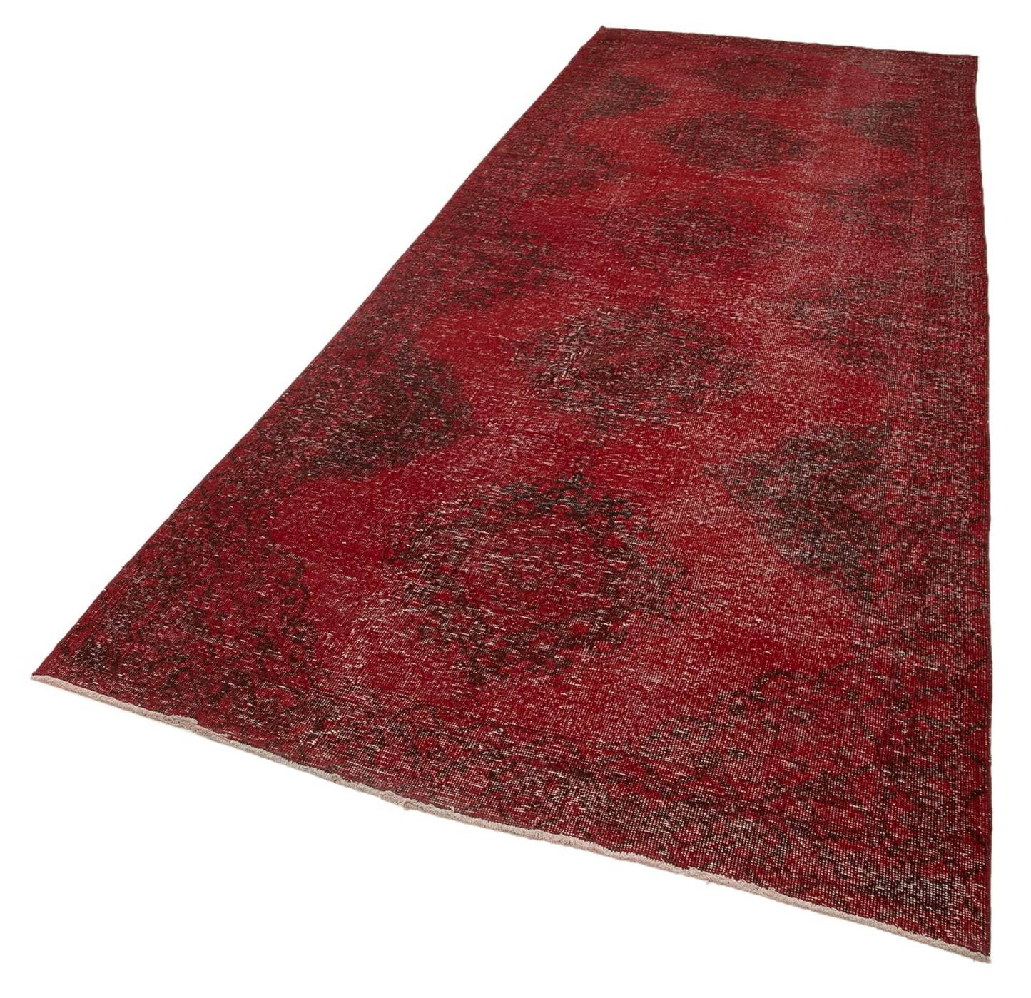 5x14 Red Turkish Over Dyed Runner Rug - 21737