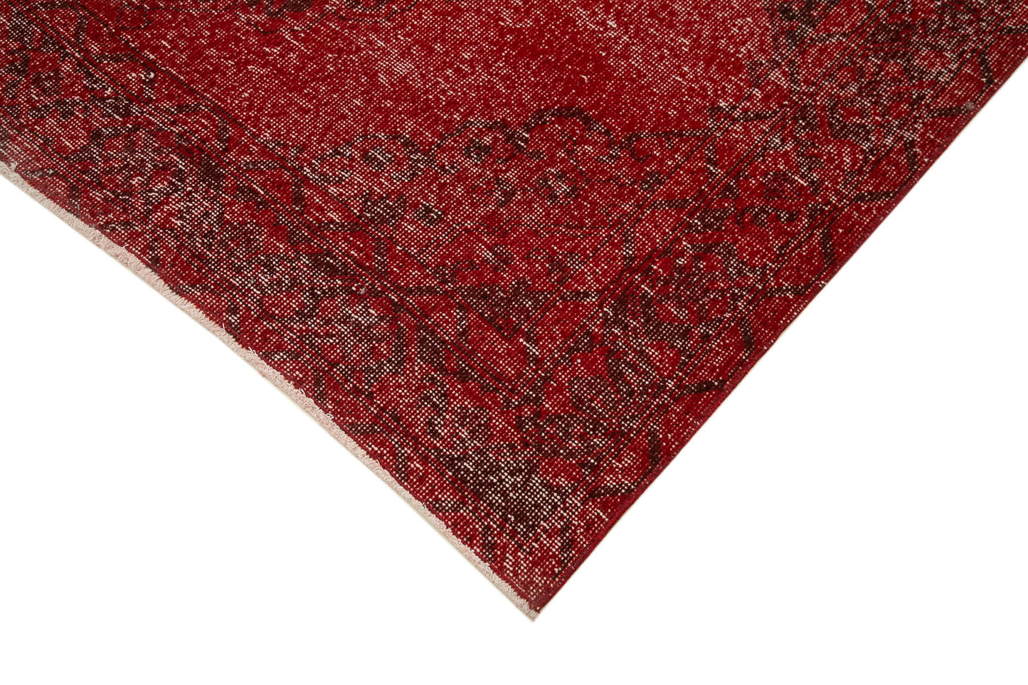 5x14 Red Turkish Over Dyed Runner Rug - 21737