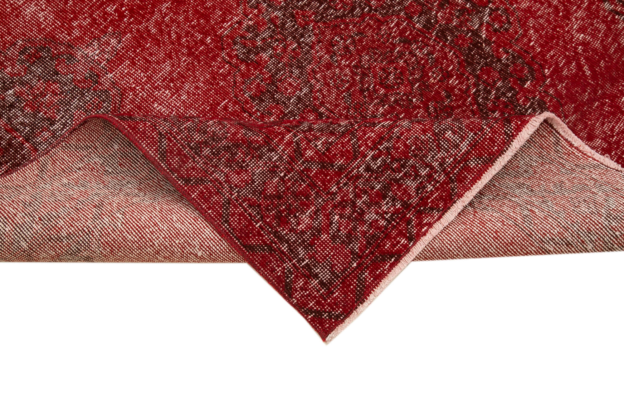 5x14 Red Turkish Over Dyed Runner Rug - 21737