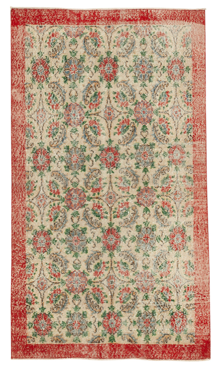 4x6 Beige Boho Rug - 21742