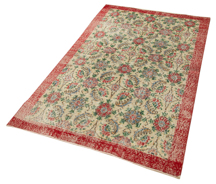 4x6 Beige Boho Rug - 21742