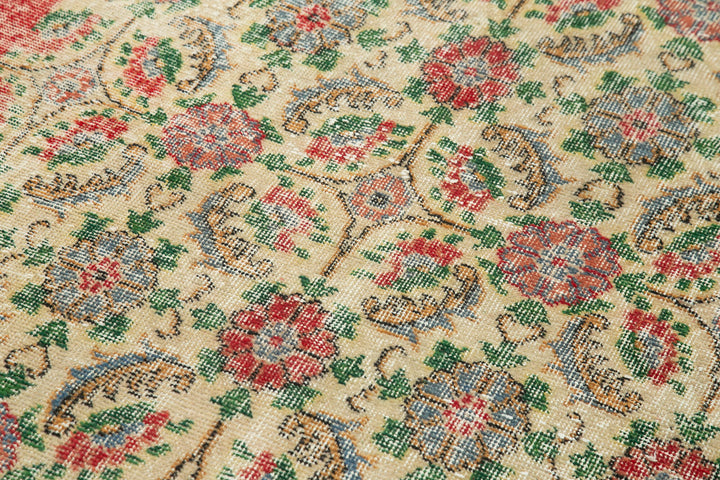 4x6 Beige Boho Rug - 21742