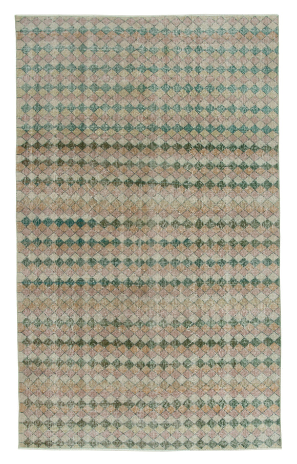 5x8 Multicolor Bohemian Rug  - 21766