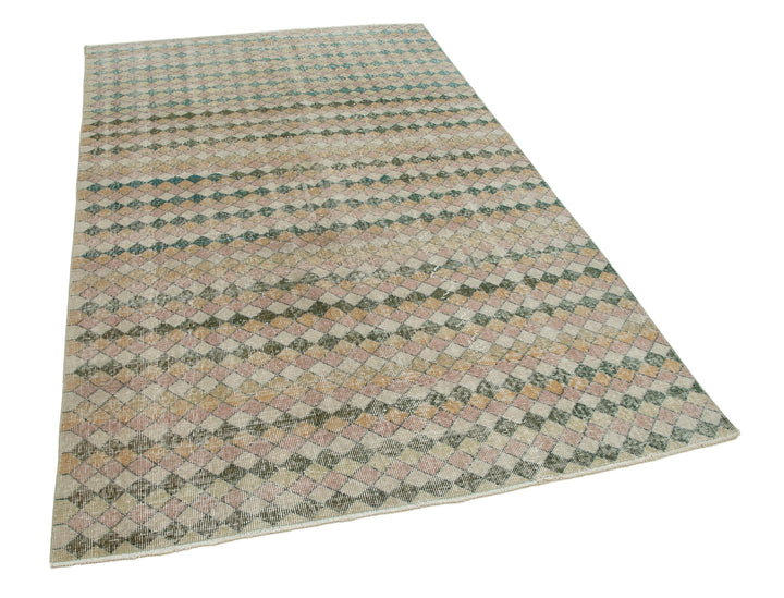 5x8 Multicolor Bohemian Rug  - 21766
