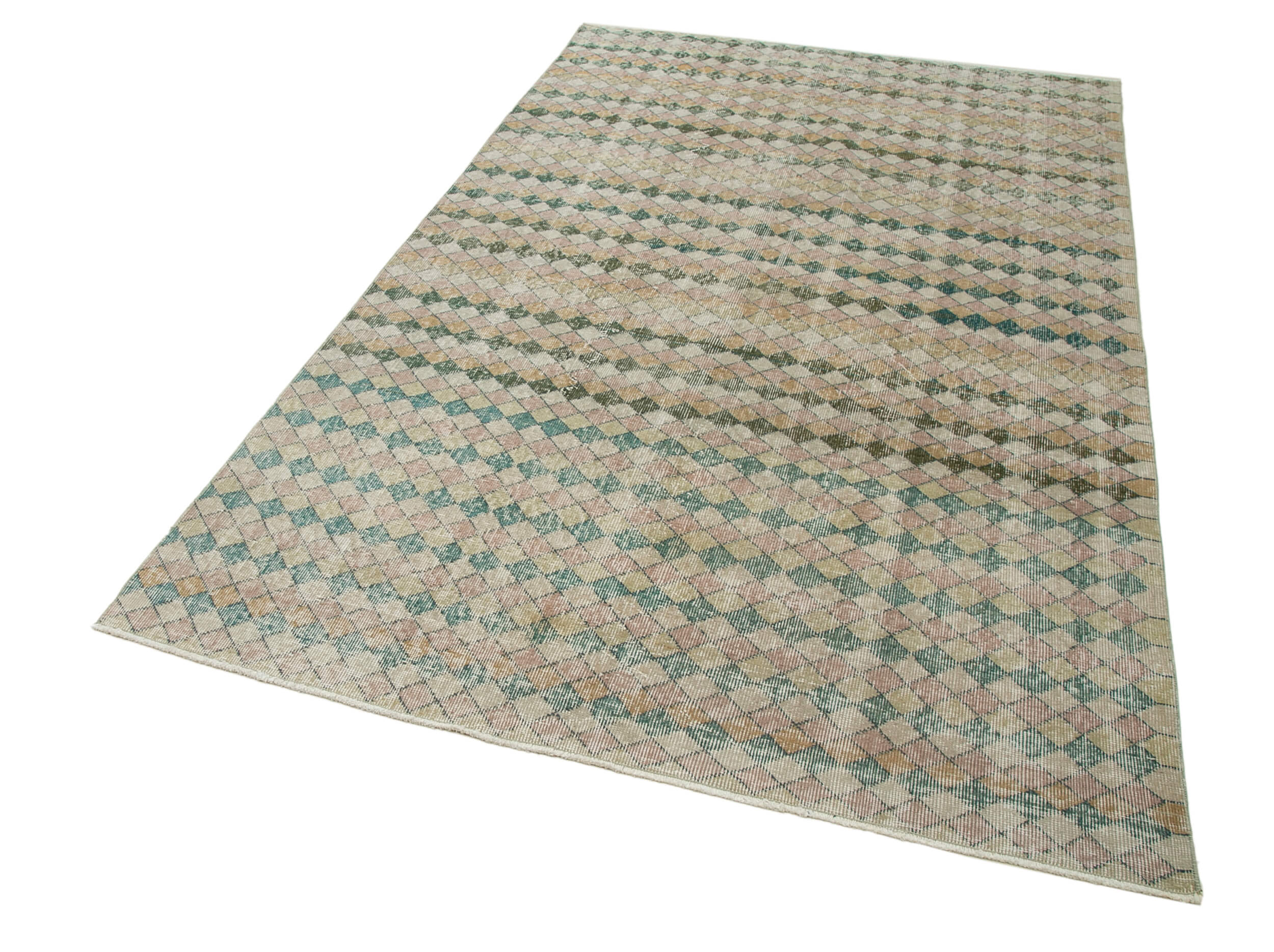 5x8 Multicolor Bohemian Rug  - 21766