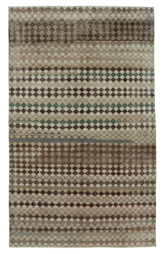 6x9 Beige Bohemian Rug  - 21767