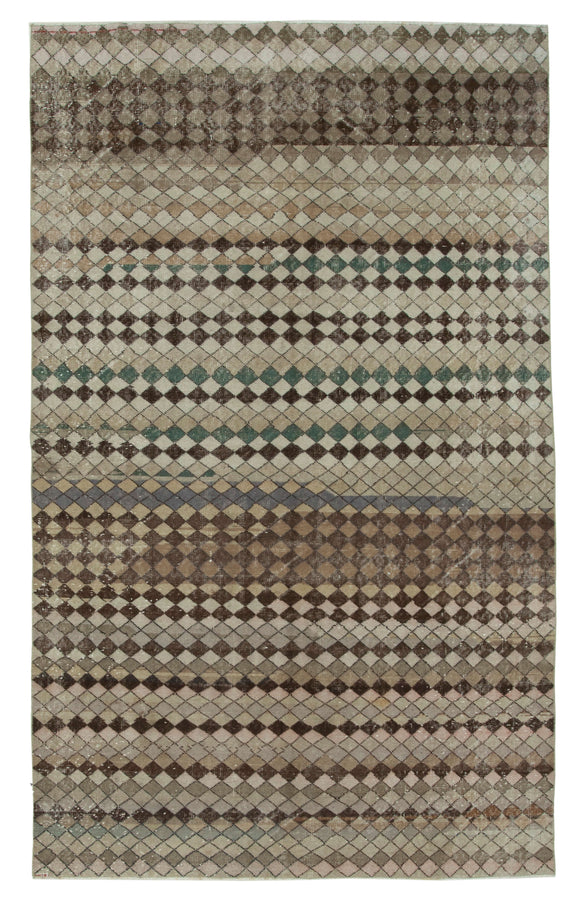 6x9 Beige Bohemian Rug  - 21767