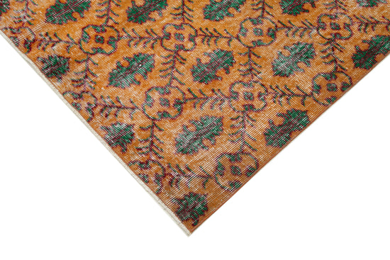 5x8 Orange Bohemian Rug  - 21773