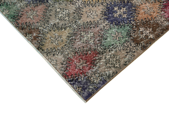 5x8 Multicolor Bohemian Rug  - 21782