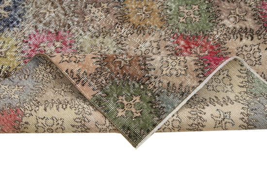 5x8 Multicolor Bohemian Rug  - 21782