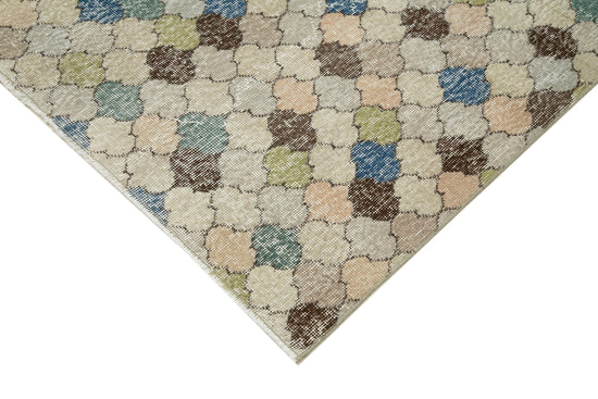 5x9 Beige Bohemian Rug  - 21783