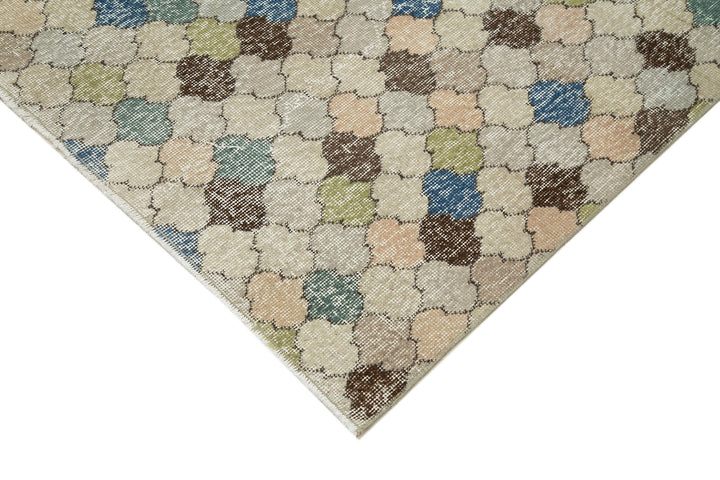 5x9 Beige Bohemian Rug  - 21783