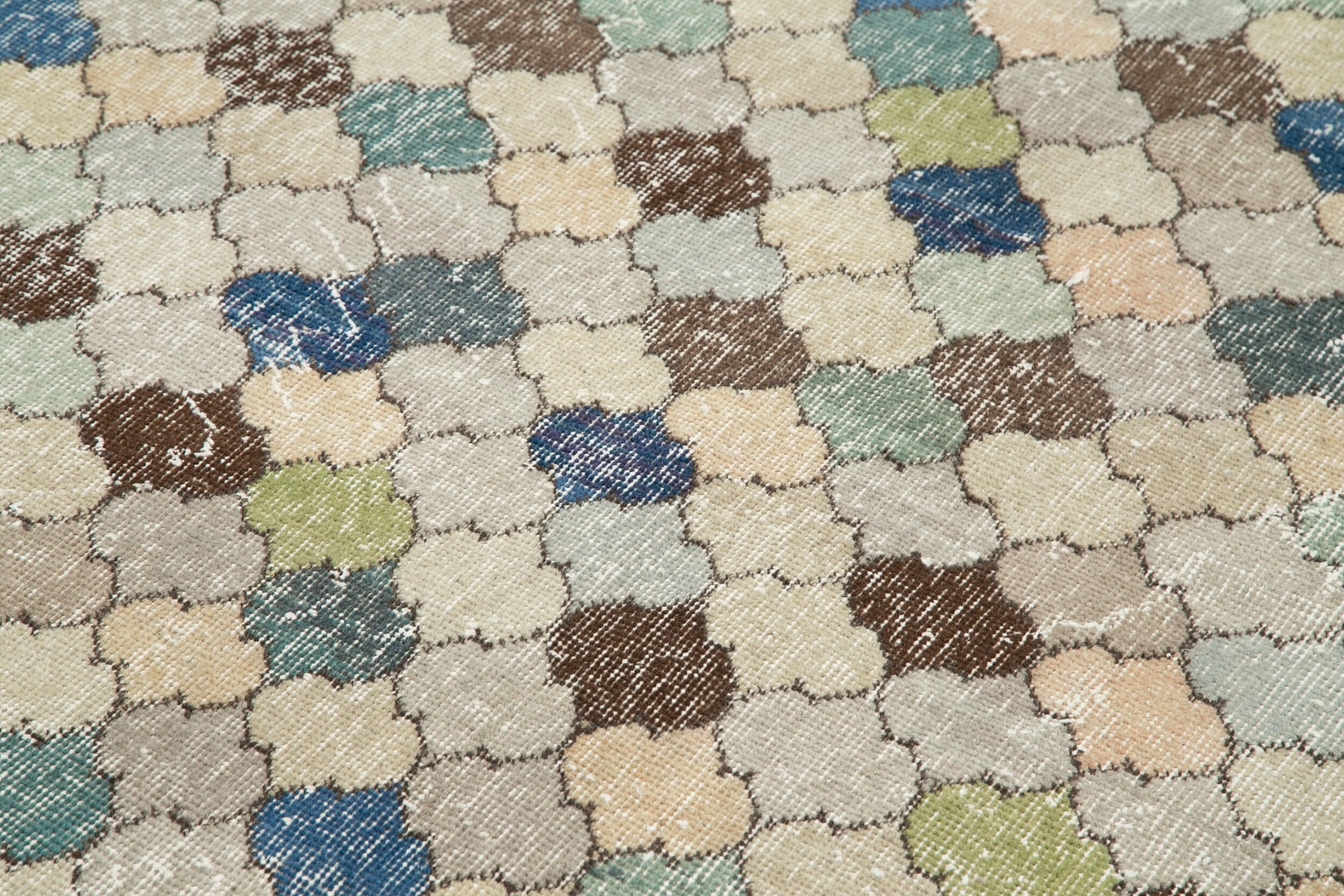 5x9 Beige Bohemian Rug  - 21783
