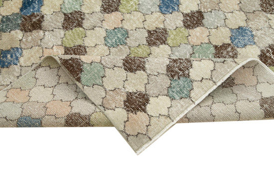 5x9 Beige Bohemian Rug  - 21783