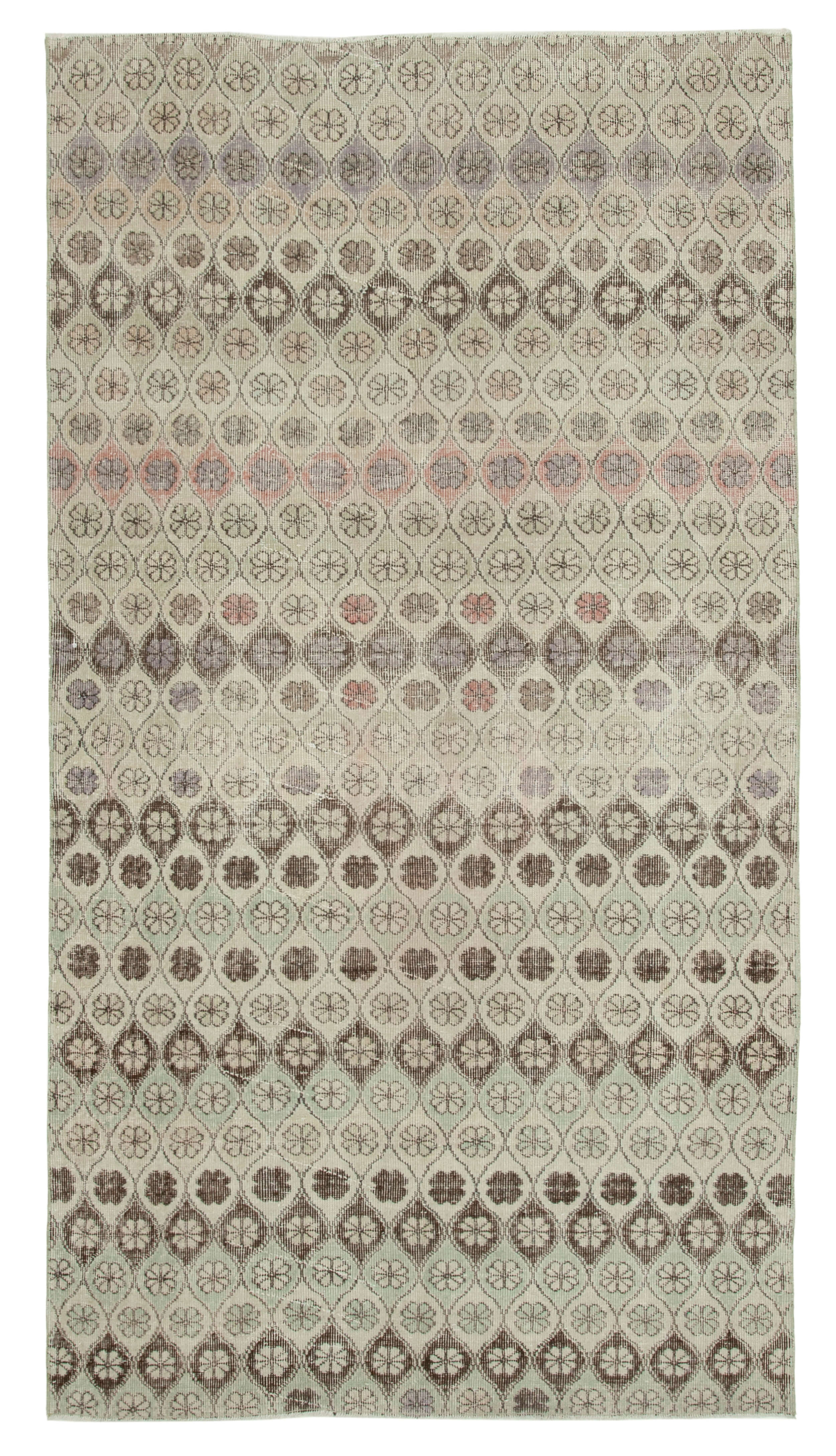 5x9 Beige Bohemian Rug  - 21790