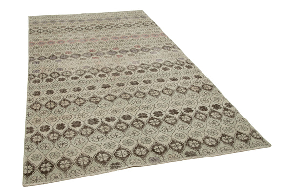 5x9 Beige Bohemian Rug  - 21790