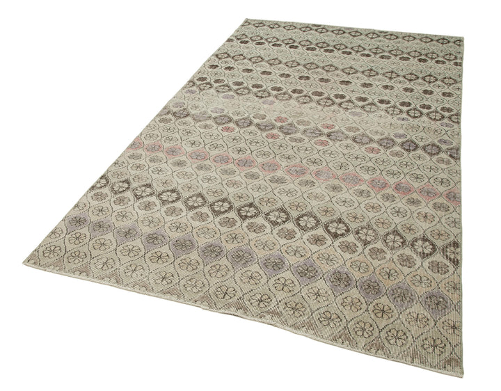 5x9 Beige Bohemian Rug  - 21790