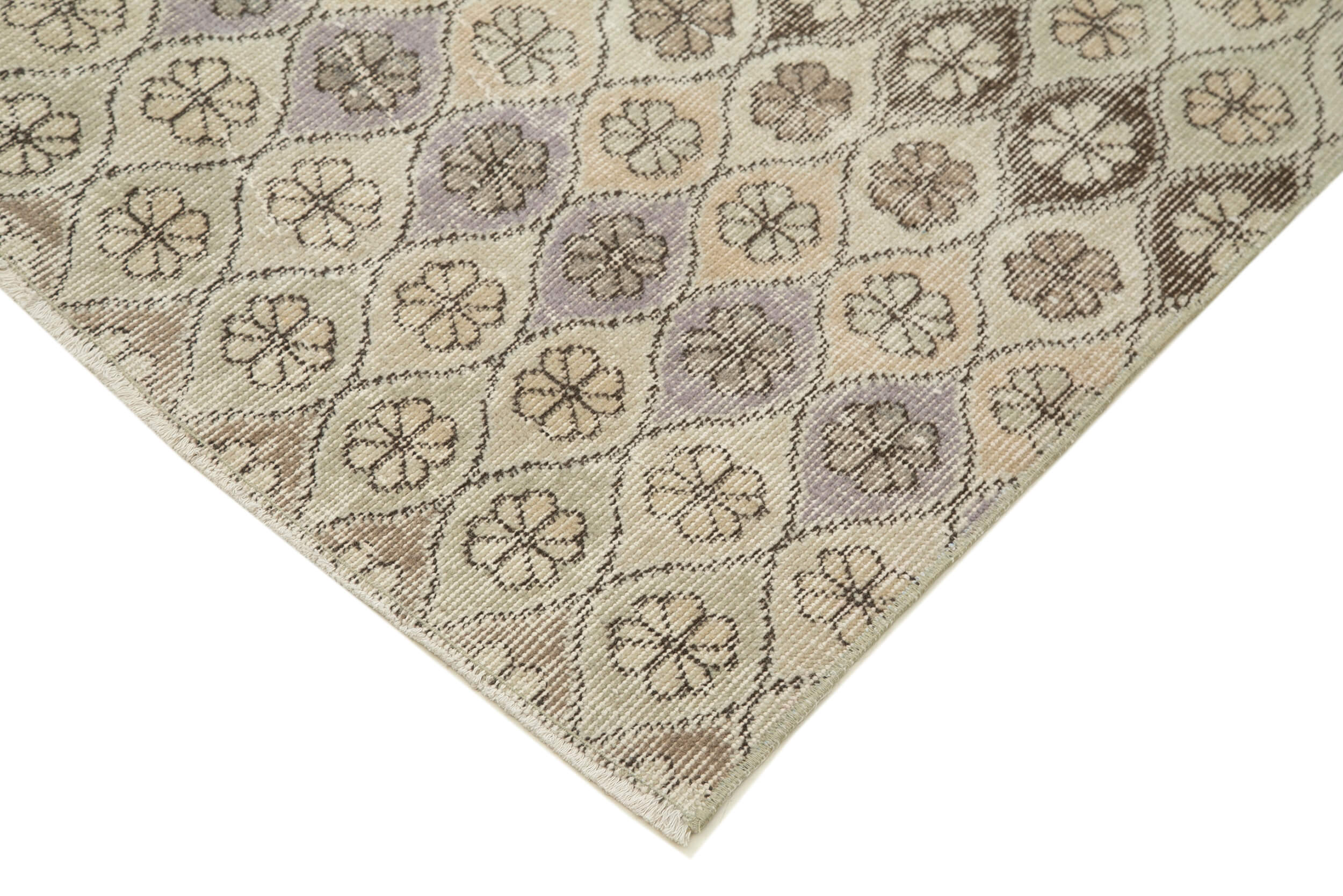 5x9 Beige Bohemian Rug  - 21790