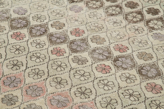 5x9 Beige Bohemian Rug  - 21790