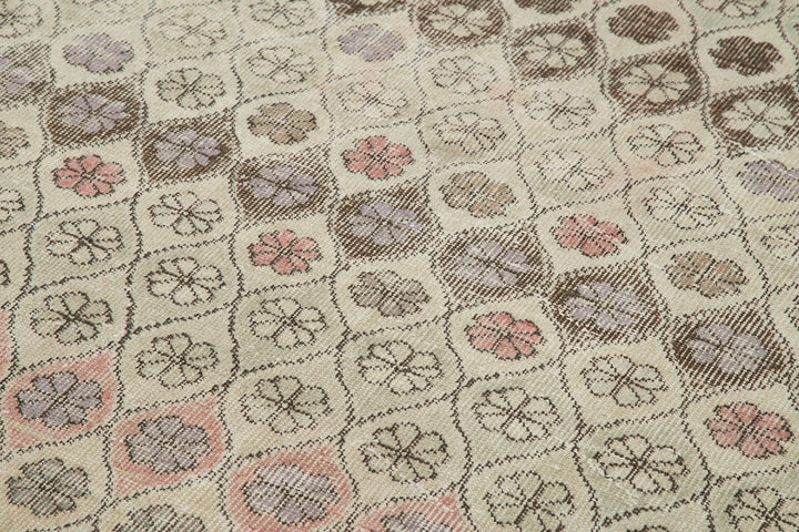 5x9 Beige Bohemian Rug  - 21790