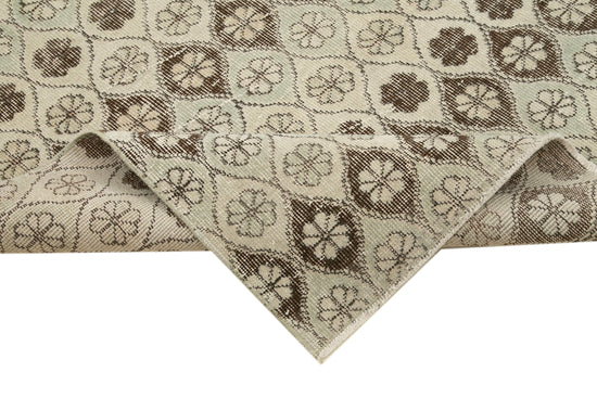 5x9 Beige Bohemian Rug  - 21790