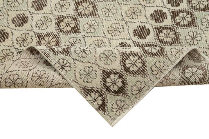 5x9 Beige Bohemian Rug  - 21790