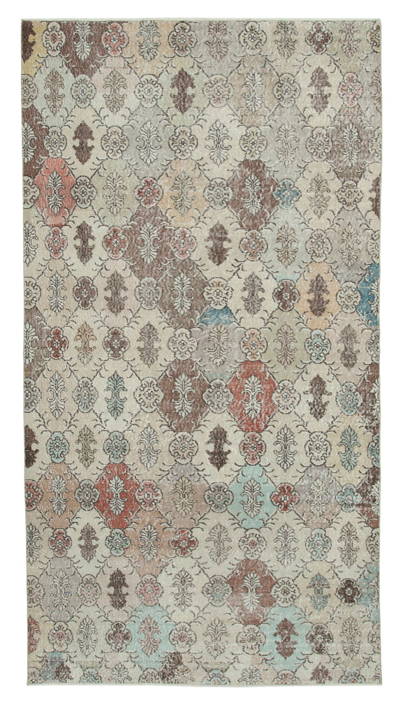 5x10 Beige Bohemian Rug  - 21791