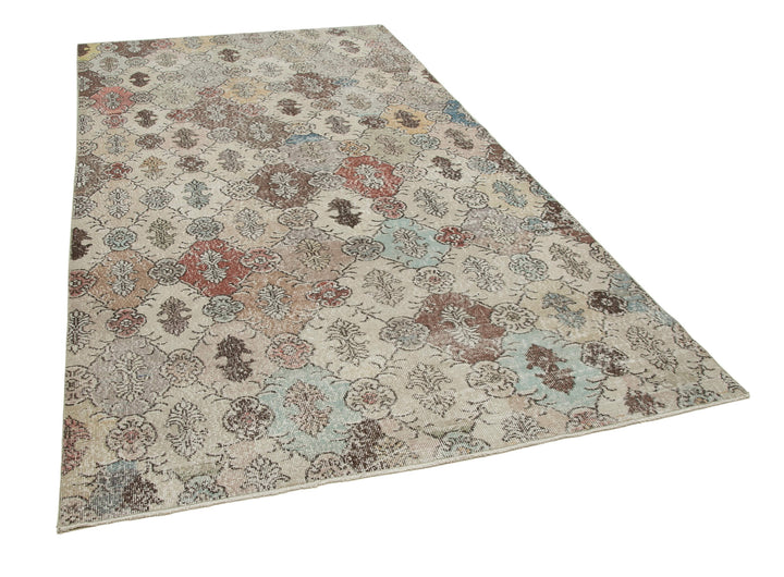 5x10 Beige Bohemian Rug  - 21791