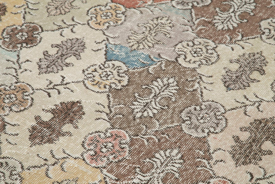 5x10 Beige Bohemian Rug  - 21791